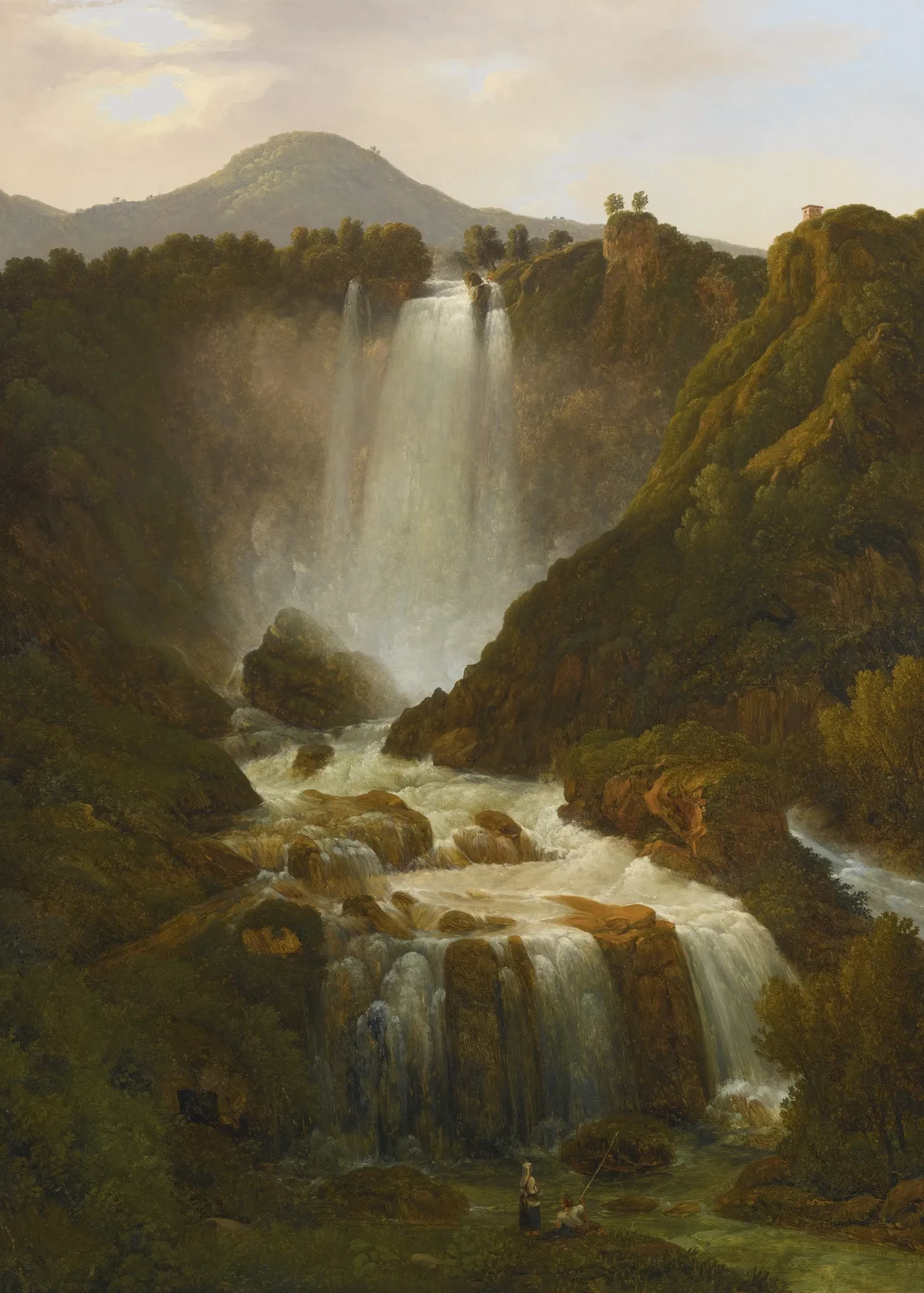 La Cascata Delle Marmore Sul Fiume Velino Vicino A Terni
